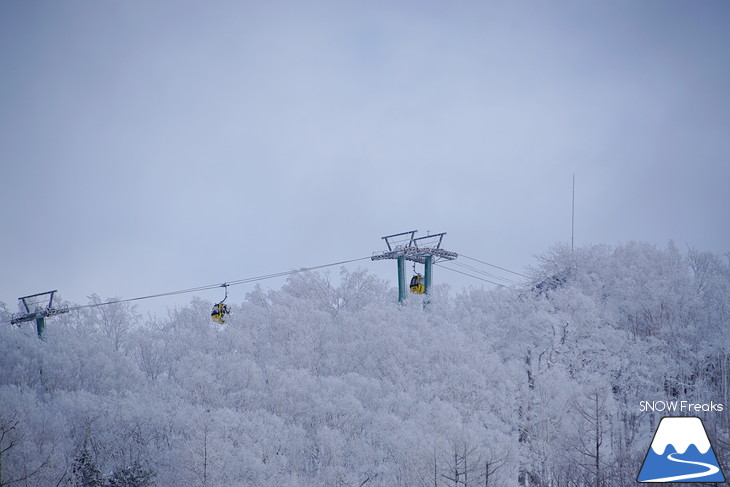 カムイスキーリンクス　-11℃。冬空からの素敵なクリスマスプレゼント♪